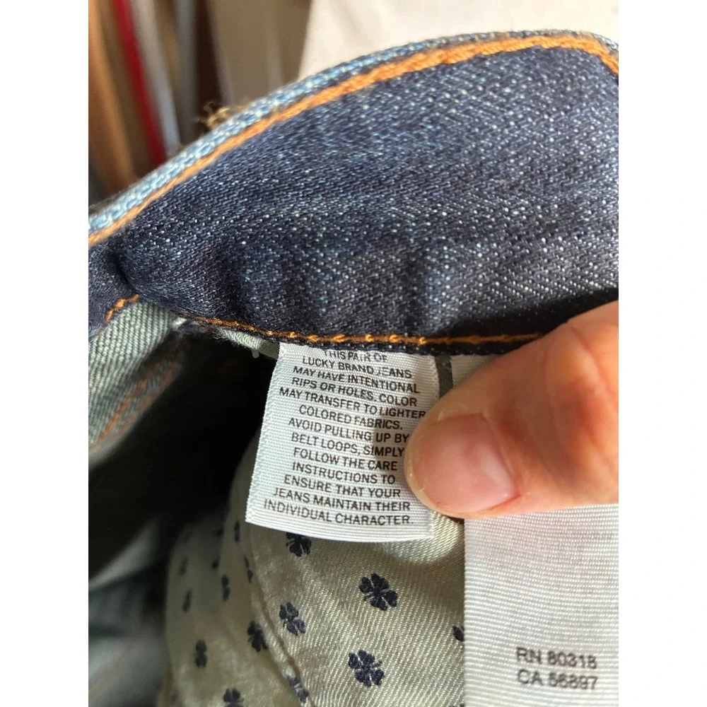 NWT Lucky Brand 367 Vintage Boot Jeans Mens 40x32 Riverneck Blue Denim 7M11743